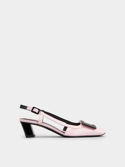 Belle Vivier Slingback Pumps in patent leather