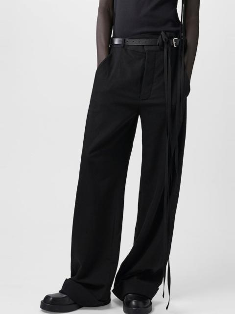 Ann Demeulemeester Albert Loose Fit Trousers Brushed Wool