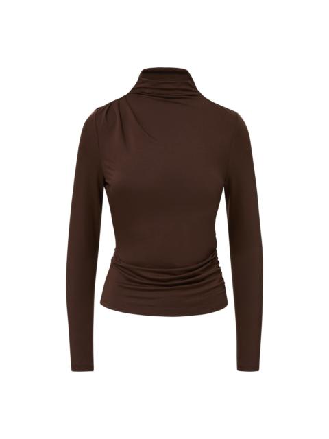 VERONICA BEARD MYLIE MOCK-NECK TOP
