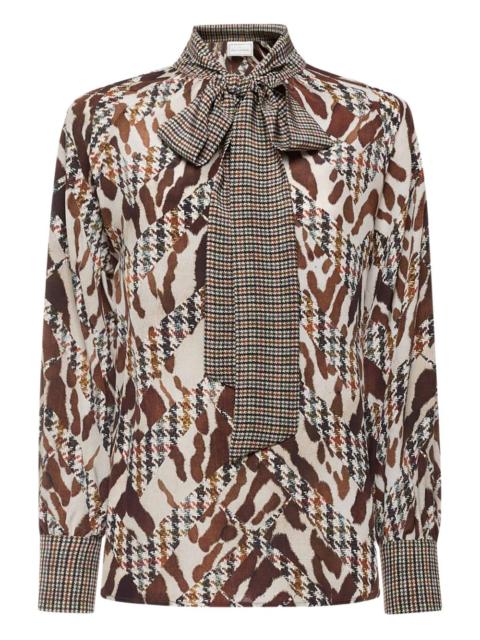 Pierre-Louis Mascia bow-tie neck blouse