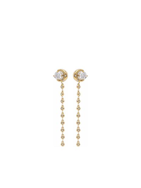 GUESS USA Aurora crystal-embellished drop earrings