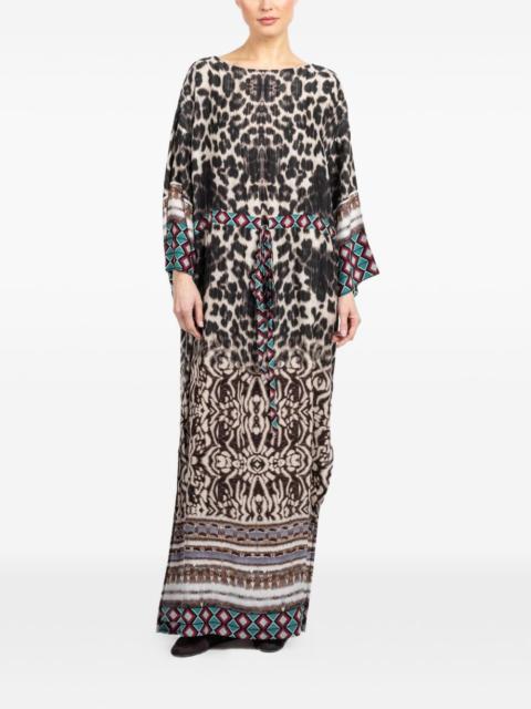 Pierre-Louis Mascia Tetris long-sleeve belted dress