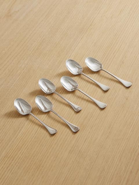 Brunello Cucinelli Set Of Six Stainless Steel Coffee Spoons