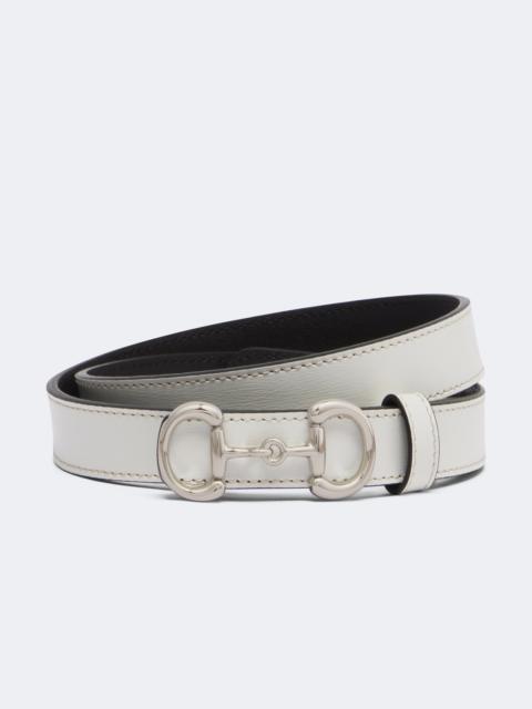 GUCCI Horsebit leather belt