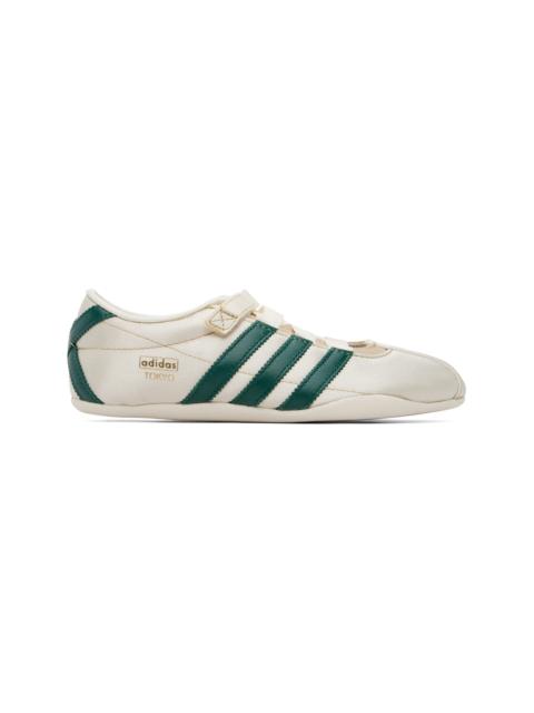 adidas Originals Off-White & Green Tokyo MJ Sneakers