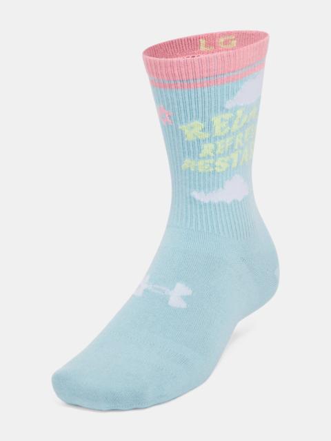 Under Armour Unisex UA Sportstyle Cotton 3-Pack Crew Socks