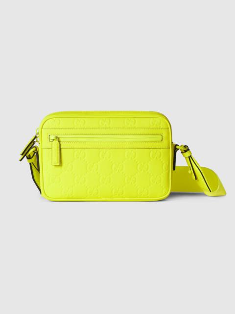 GUCCI GG rubber-effect crossbody bag
