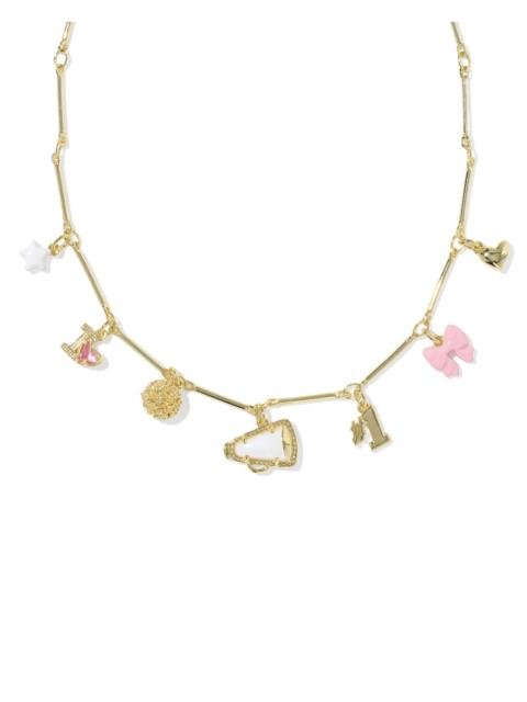 KENDRA SCOTT Cheer Gold Charm Necklace