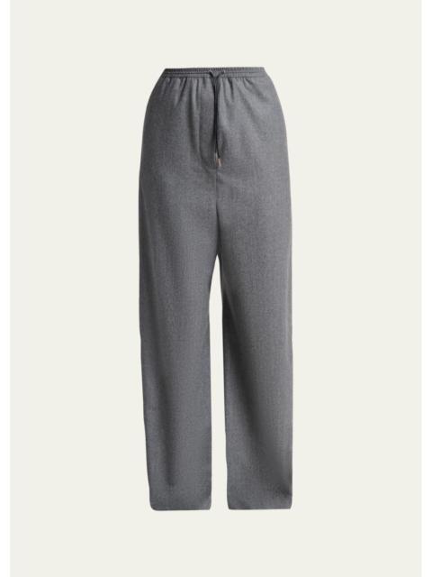 Lanvin Loose-Fit Wool Trousers