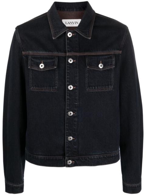 Lanvin button-fastening denim jacket