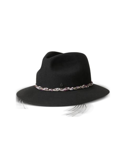 MAISON MICHEL Rico felt Fedora hat
