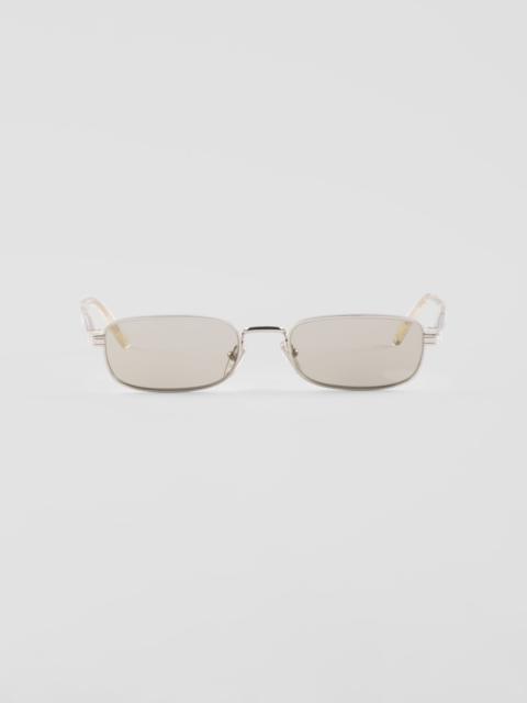Prada Sunglasses with the iconic metal plaque