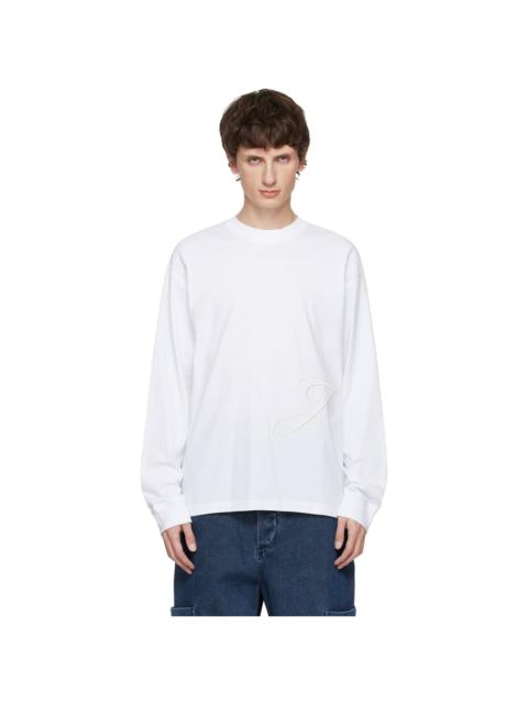 JACQUEMUS White 'The J' T-shirt