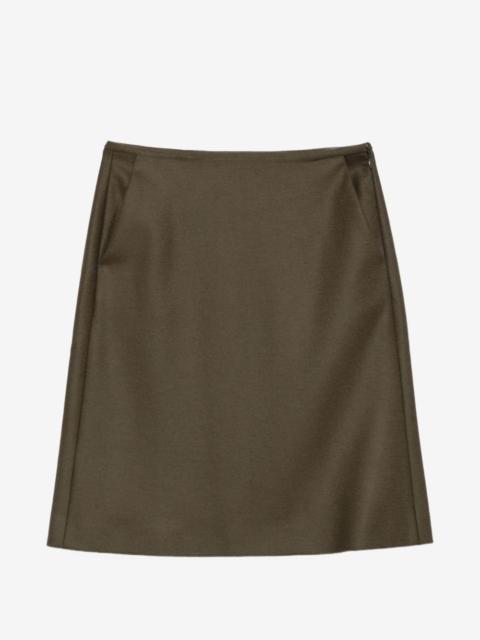Jil Sander A-line midi skirt