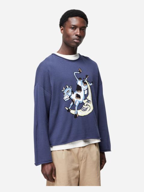 Brain Dead Cropped Diddle Sweater
