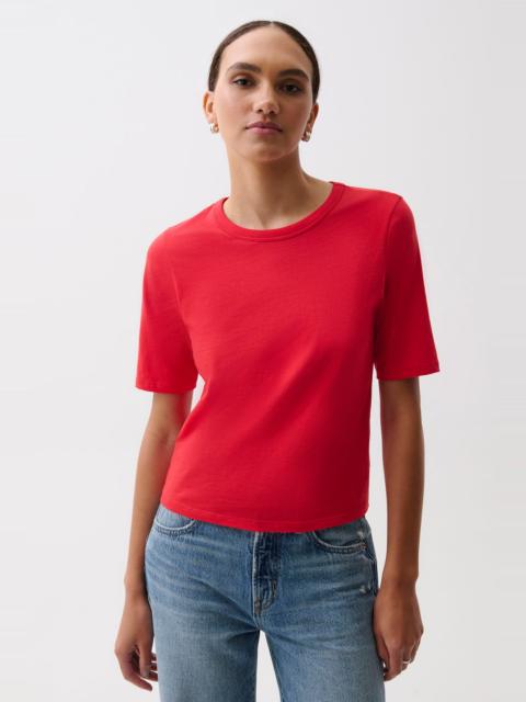 PISTOLA MELIKA QUARTER SLEEVE TEE - NEGRONI