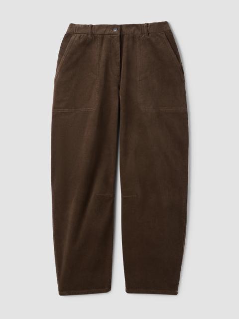 EILEEN FISHER Organic Cotton Stretch Corduroy Arch Pant