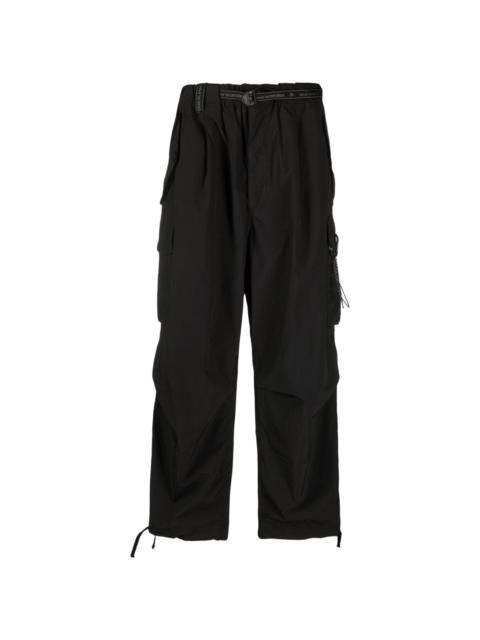 belted cargo trousers