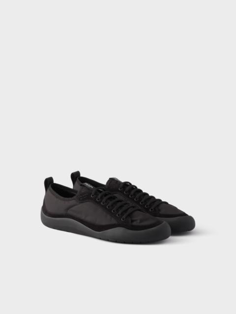 Prada Speedrock Re-Nylon and suede sneakers