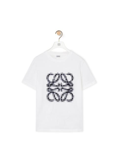Loewe Pixelated Anagram regular fit T-shirt in cotton