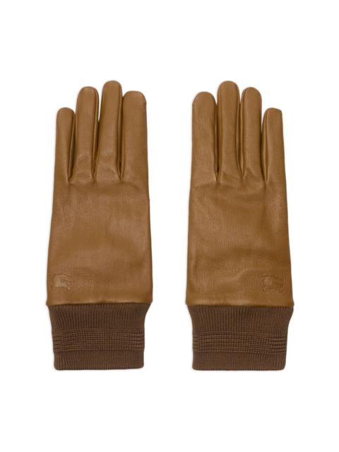 Burberry leather gloves