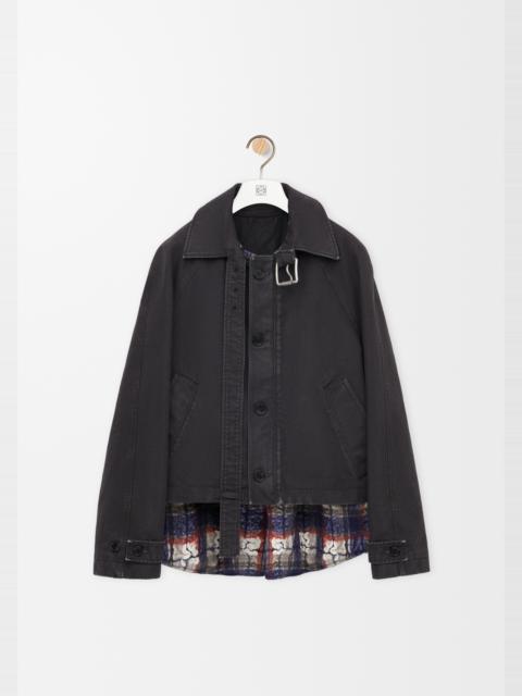Loewe Belted jacket in cotton