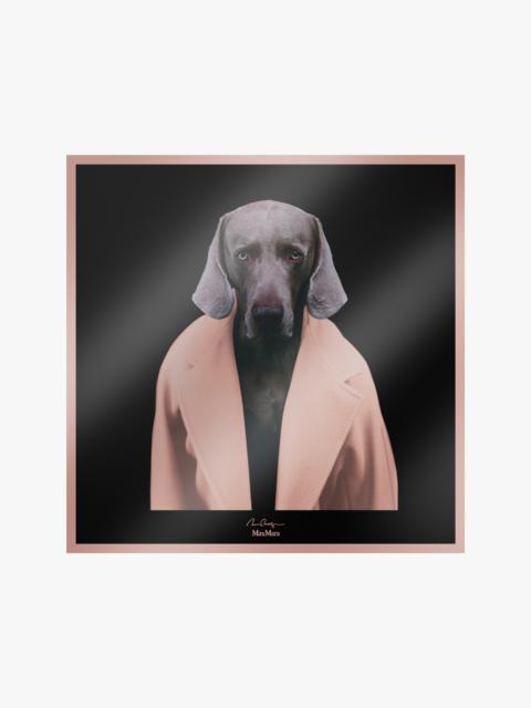 Max Mara CARREMADAMEDOG Printed silk foulard