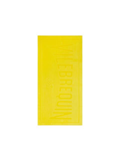 Vilebrequin logo-lettering beach towel