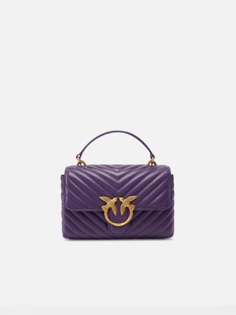 PINKO MINI LADY LOVE BAG PUFF CHEVRON