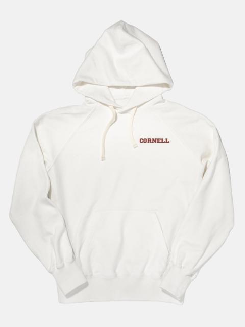 J. PRESS CORNELL WHITE SPELLOUT HOODIE