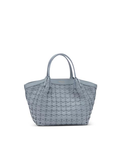 Serapian mini Secret woven top-handle tote bag