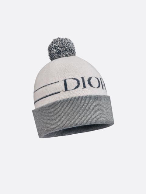 Dior 'DIOR' Band Pompon Beanie