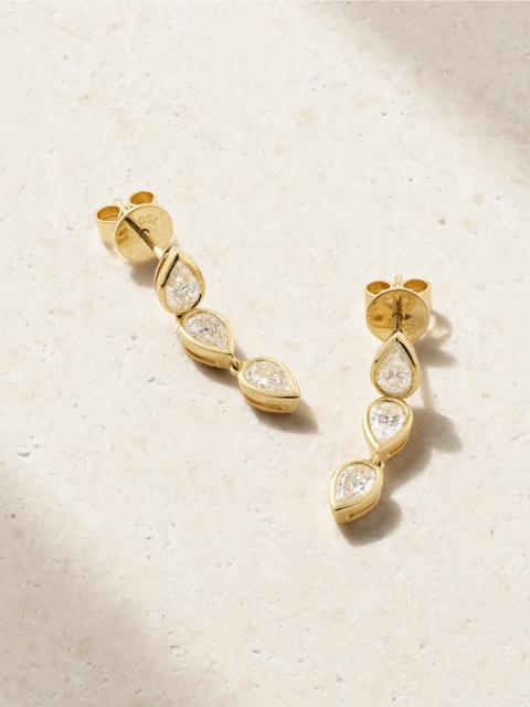 ANITA KO Elodie 18-karat Gold Diamond Earrings