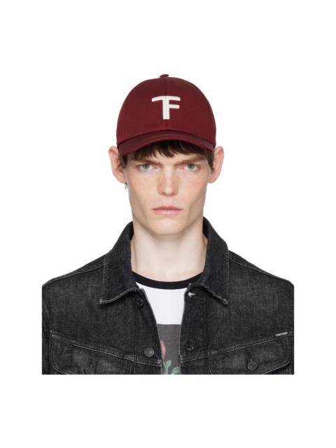 TOM FORD Red Brushed Cotton Cap