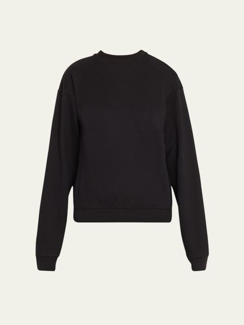 SKIMS Cotton Fleece Crewneck Pullover