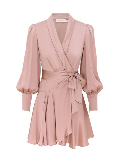 Zimmermann SILK WRAP MINI DRESS