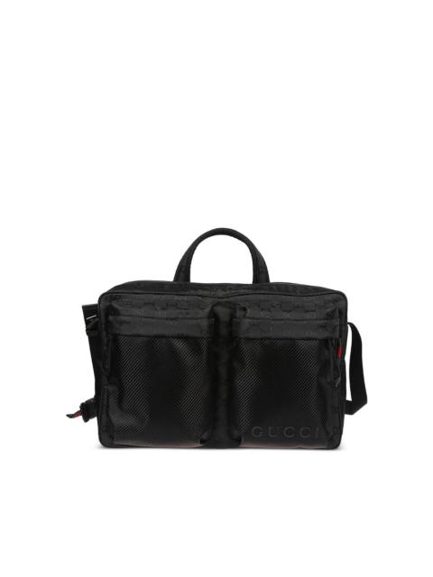 GUCCI Nexus GG monogram carbon-fibre cross-body bag