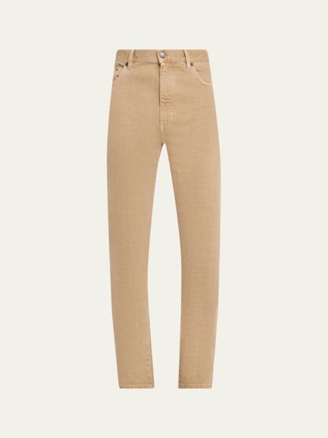 ZEGNA Men's Cotton Roccia Slim Five-Pockets Pants