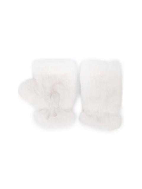 APPARIS faux-fur gloves