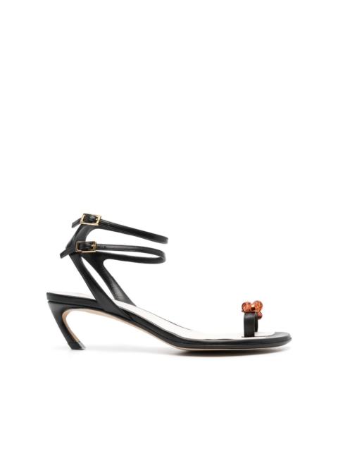 Lanvin Swing 55mm knot-embellished sandals