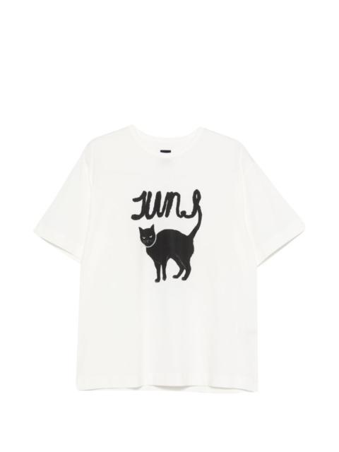 JUUN.J cat-print T-shirt