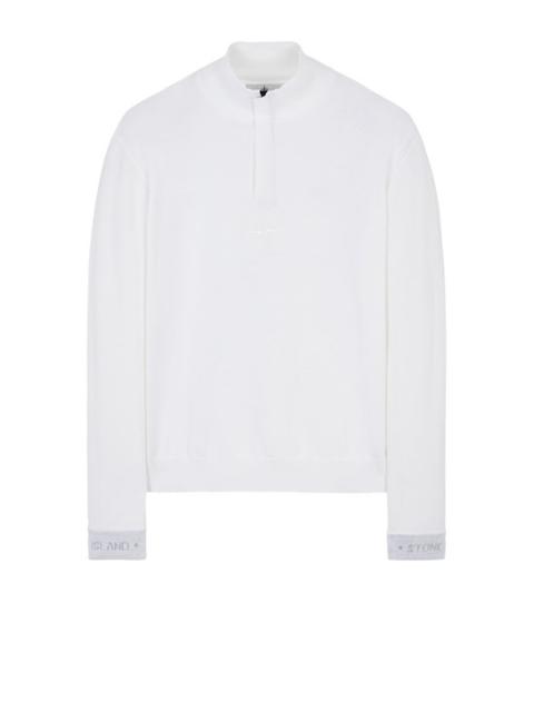 Stone Island 557EA NYLON COTTON BATAVIA 2/2-TC_TINTO GARMENT DYED WHITE