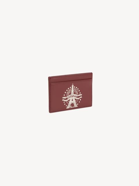 KENZO 'KENZO Eiffel Tower Design' card holder in leather