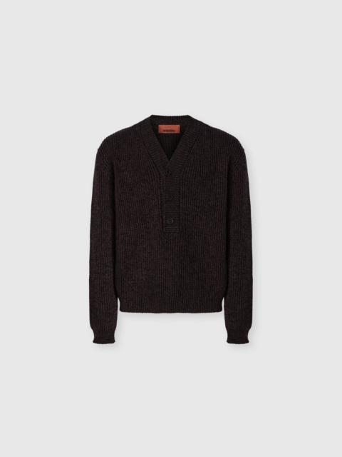 Missoni Wool and viscose mélange V-neck pullover