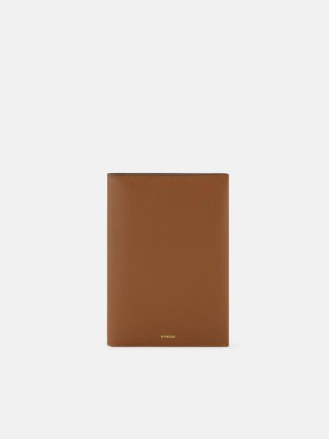 Vince Nappa Leather Passport Case