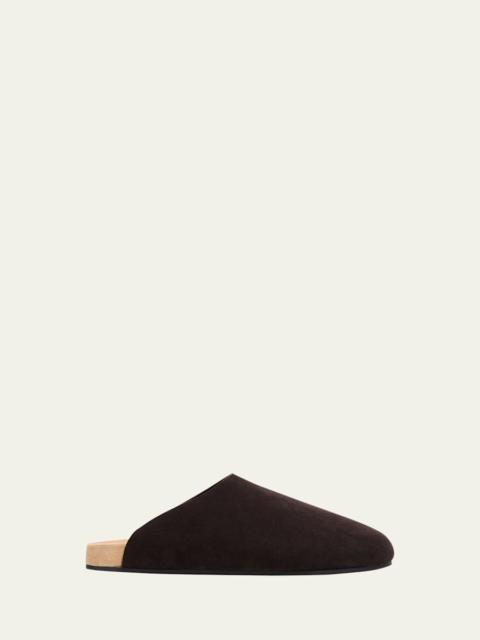 The Row Men's Hudson Suede Mules