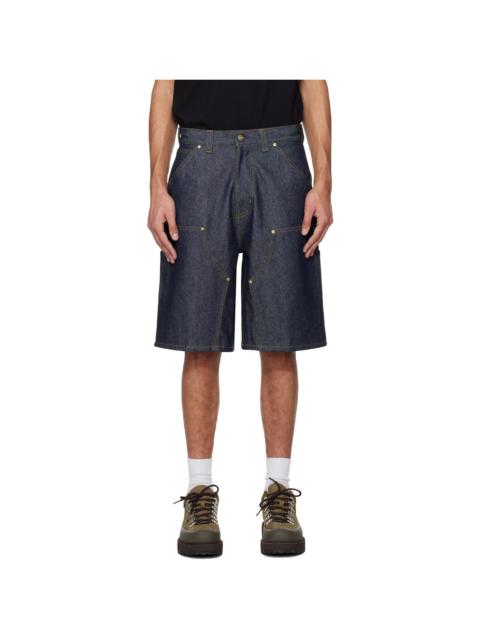 Carhartt Navy OG Aden Double Knee Shorts