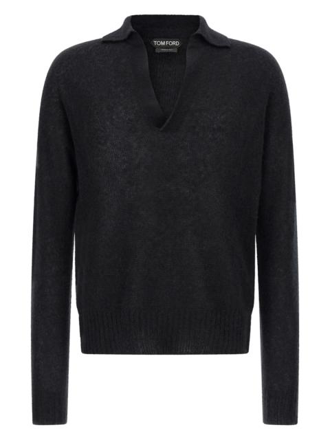 TOM FORD Cashmere And Silk Polo Shirt