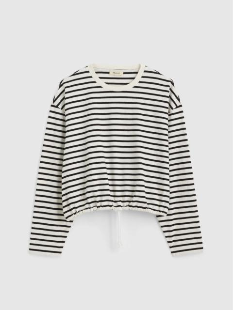 Madewell The Perfect Tie-Waist Tee in Allday Jersey