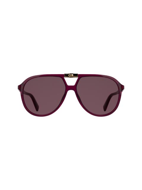 Longchamp Sunglasses Burgundy - Plant Based Resin